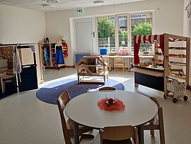 Blaues Zimmer Haus für Kinder Windshausen