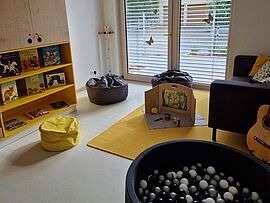 Gelbes Zimmer Haus für Kinder Windshausen